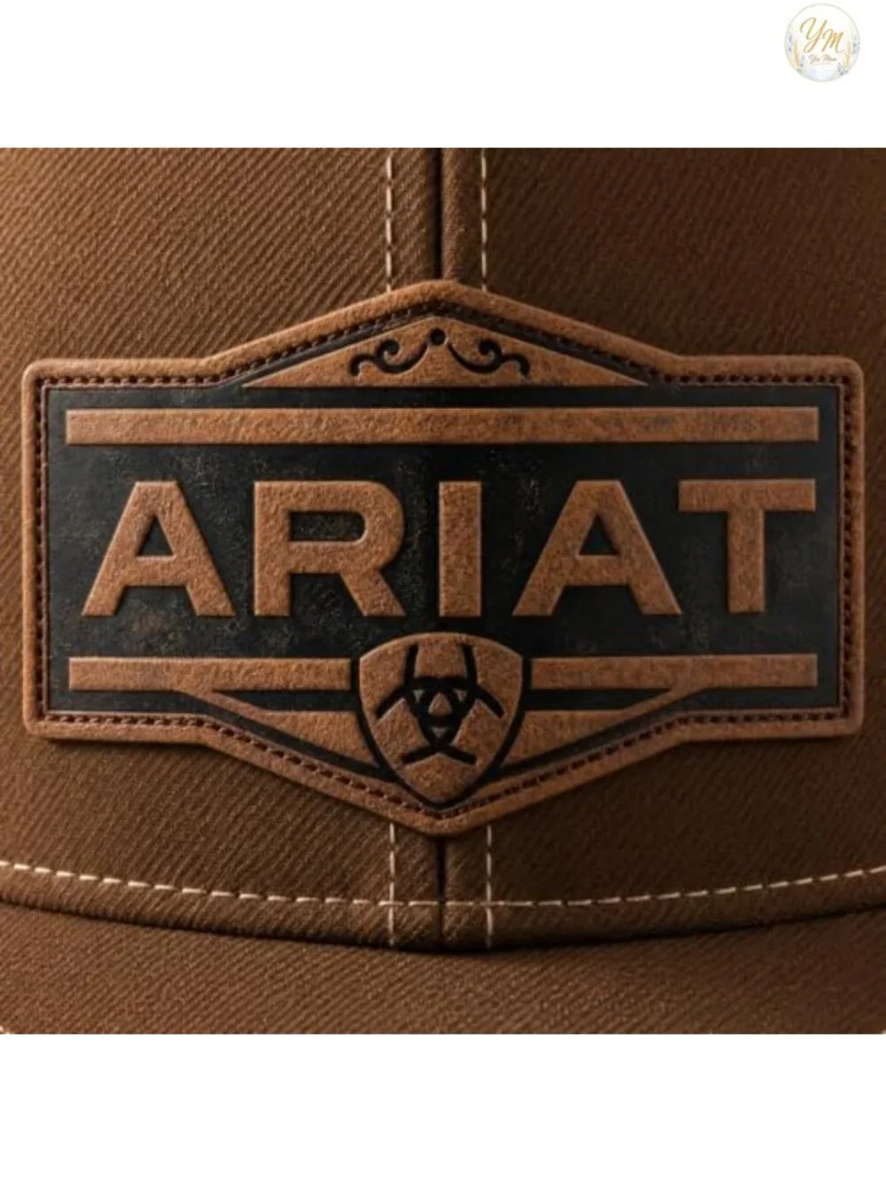Vintage Ariat Baseball Cap with Mesh Back and Snapback Closure